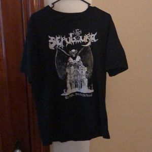 Sepultura Bestial Devastation Metal Band Tee